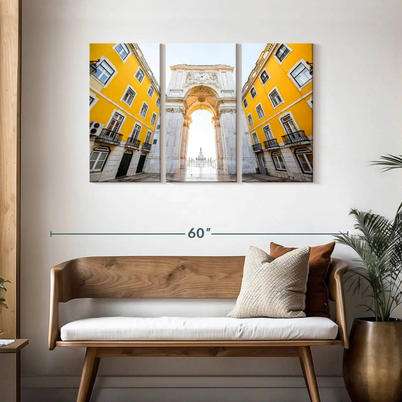 Lilie Triumphal Arch In Lisbon, 28" H x 45" W