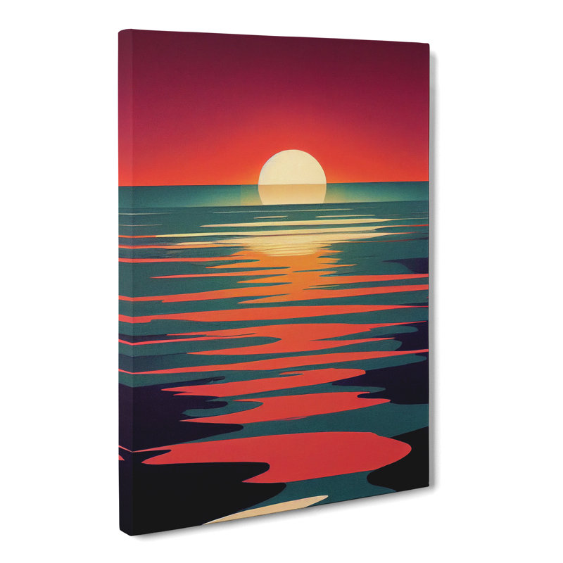 Avari Sunset Scandinavian Vol.1 - Wrapped Canvas, 50cm H x 35cm W