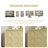 Makeup Vanity with Light mirror,6 drawers-704638423
