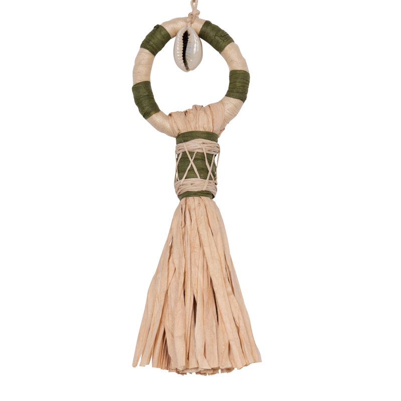 Schumacher X Johanna Ortiz Broom Tassel, Palm Tree Green