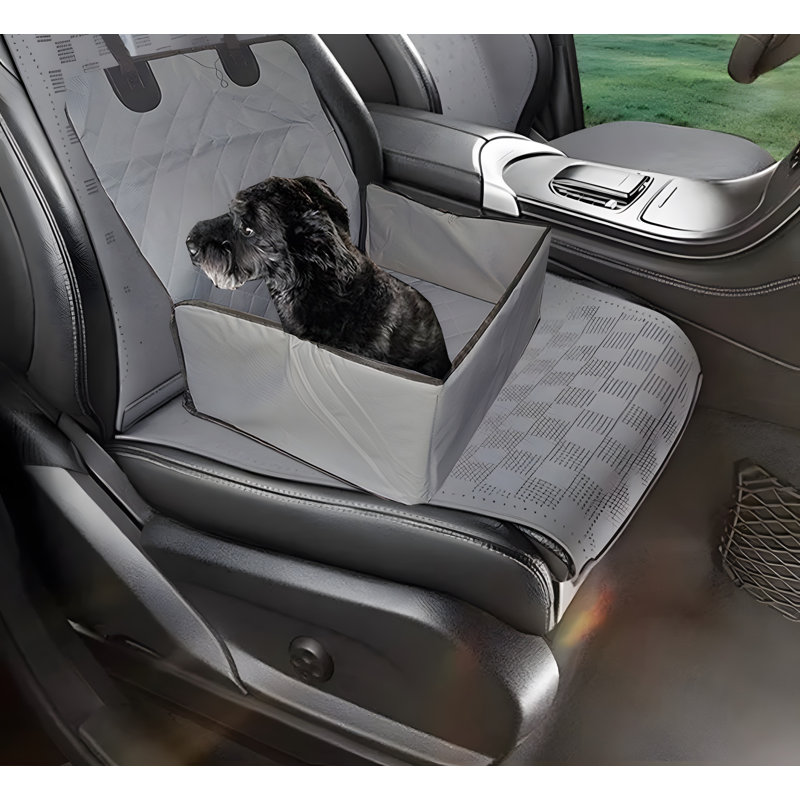 Siège d'auto en polyester Puppy, Gris