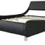 Structure de lit plateforme tapissier, aucun sommier requis, assemblage facile