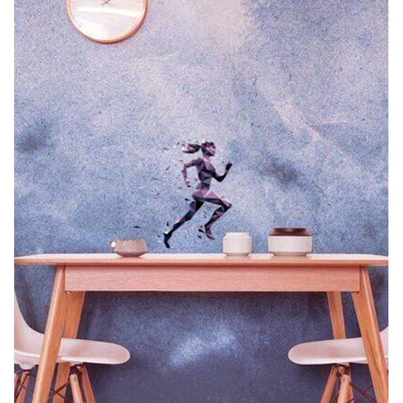 Adhésif décoratif Polygonal, H 22 po x l 24 po