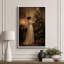 Œuvre d'art de Noël rétro, images de chambre à coucher, impression sur toile encadrée-132863049-132863052