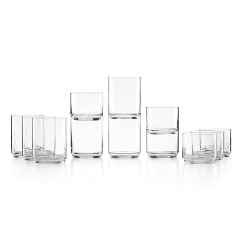 Verres hauts et courts 12 pièces Tuscany Stackables Classics