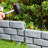 40.64cm H x 27.94cm W Grey Polyethylene Plastic Lawn Edging