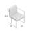 Dexter 18.5'' H Faux Leather Upholstered Armchair-41907883-41907884