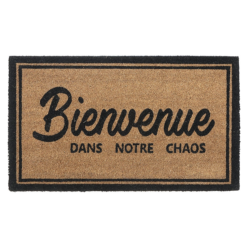 Tapis d'entrée antidérapant 30 po x 18 po