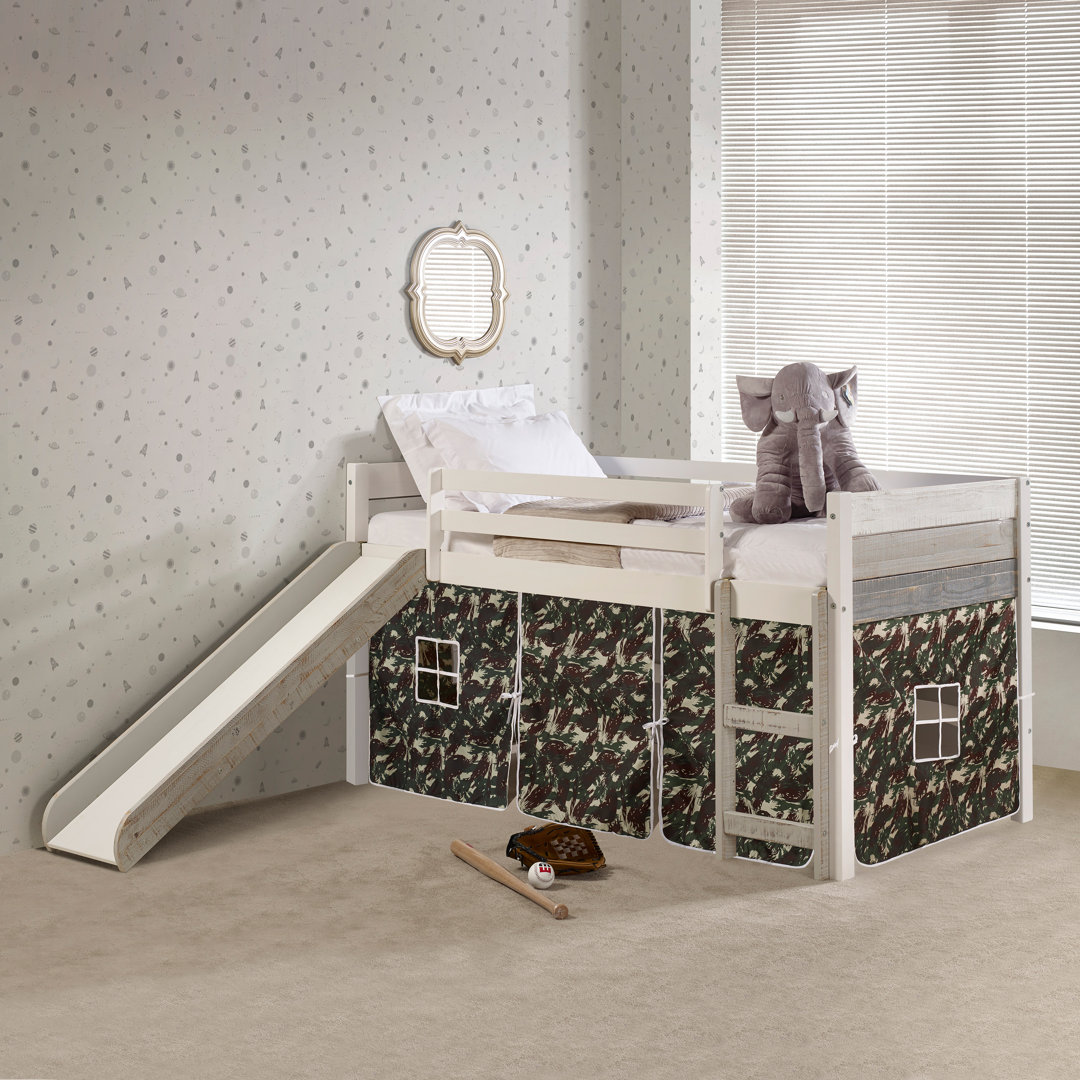 Fuentes Twin Solid Wood Platform Loft Bed by Isabelle & Max Isabelle & Max™