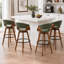 Tabouret de comptoir pivotant en similicuir 26 po (ensemble de 4)-133657093
