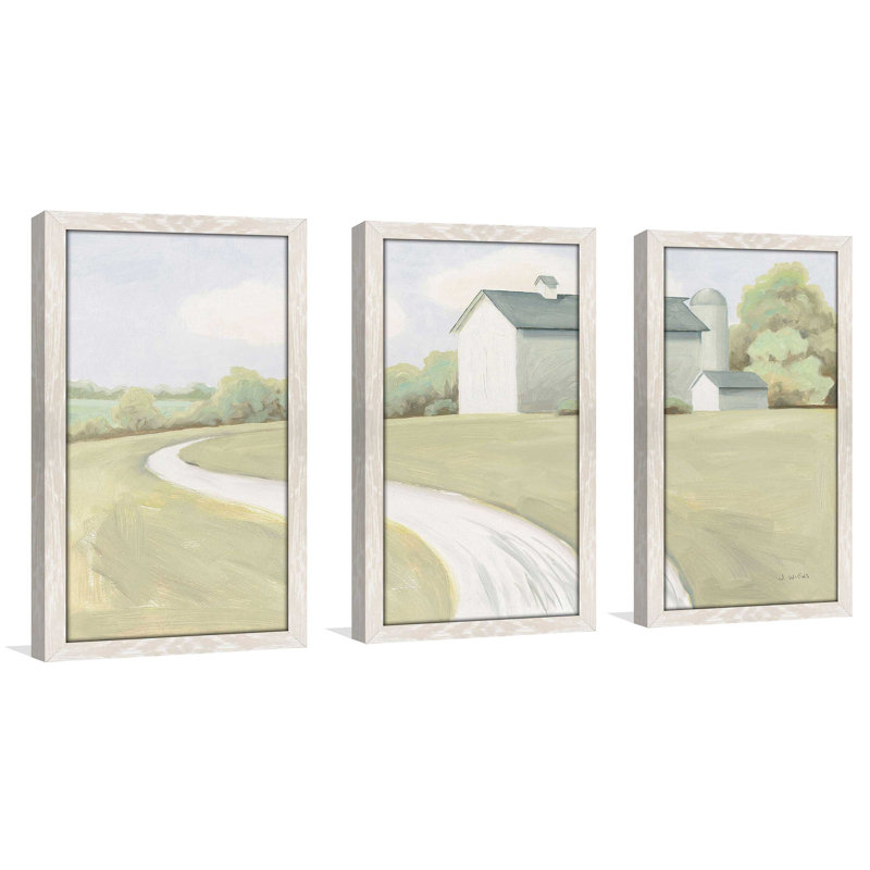 "Tranquil Scene" par James Wiens, impression sur acrylique 3 pièces, H 25,5 po x l 40,5 po x P 1 po