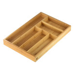 Kelloch 2"H x 12"W x 18"D Bamboo  Drawer Organizer Adjustable