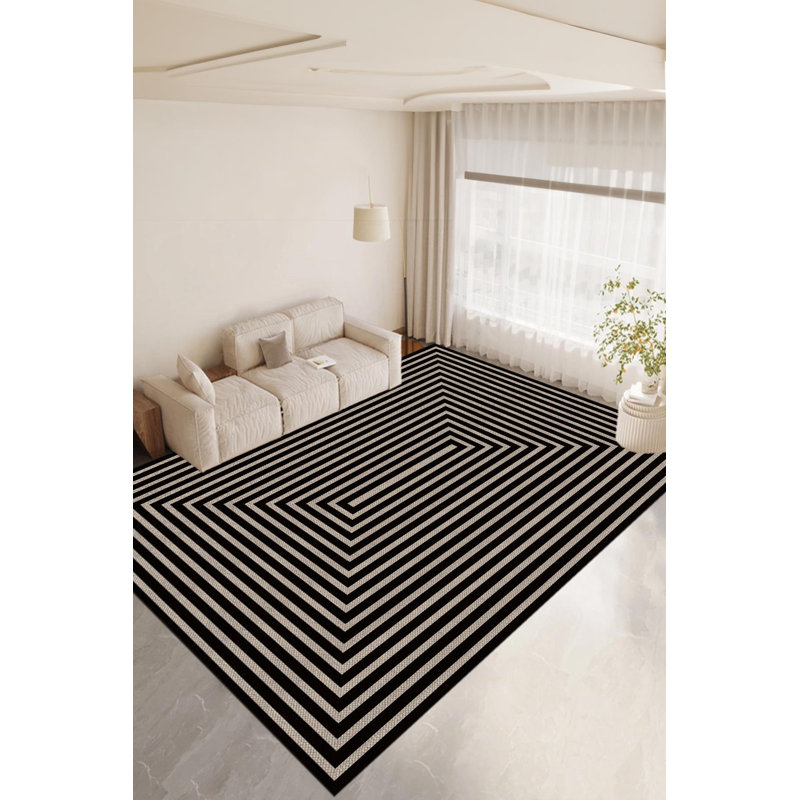 Tapis Derak avec envers antidérapant, Tapis de couloir 2 pi 7 po x 8 pi 2 po