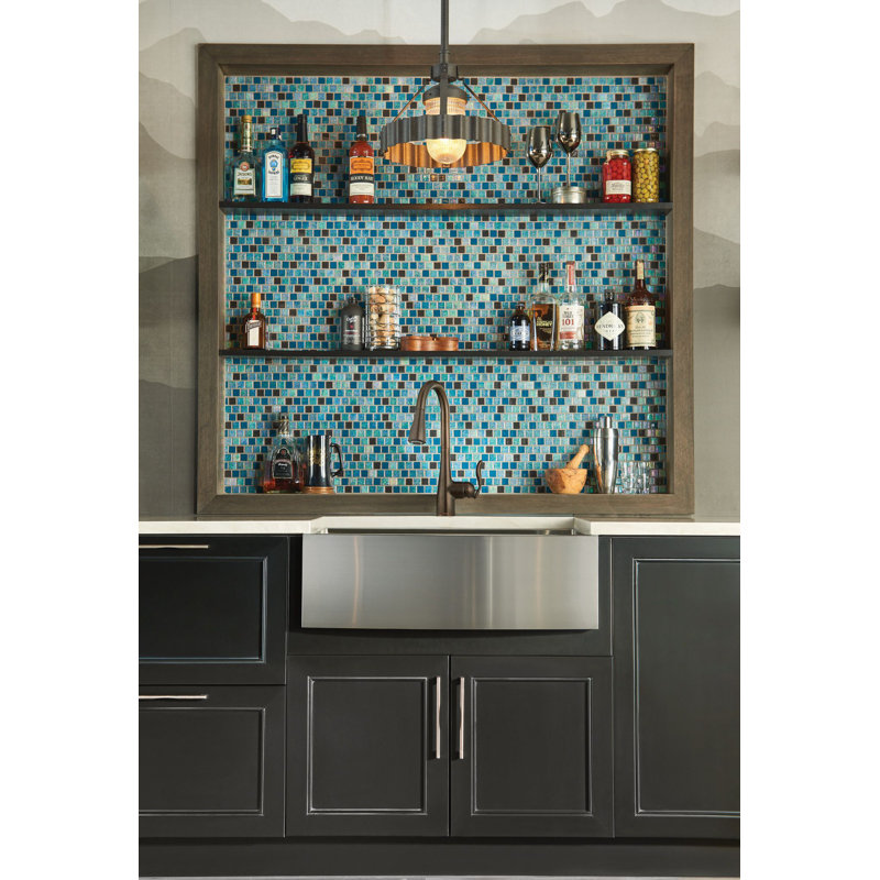 Robinet de cuisine rétractable à poignée unique avec fonctions Power Boost et Reflex de Moen Arbor, Bronze frotté à l'huile