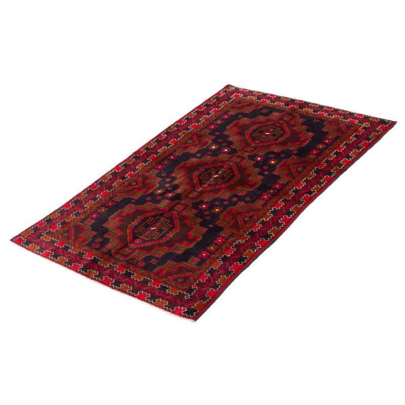 Teimani Red Rug 3'7" x 6'0"
