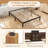 Wooden Platform Bed Frame 14" With Rubber Wood Legs Under-bed Storage-323287364-323287367