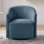 Fauteuil demi-tonneau bleu Ardena