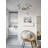 1-Light White And Black Acrylic LED Cloud Chandelier With A White Hardware-1288456736