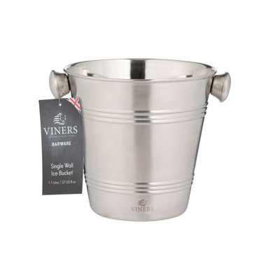 Barware Ice Bucket Single Wall 1L