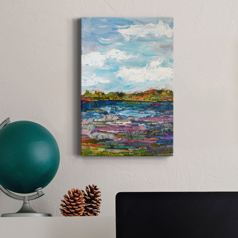Je vous rencontre là-bas II - impression sur toile tendue, H 27 po x l 18 po x P 1 po