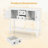 Buffet Sideboard Cabinet Entryway Console Table with 2 Doors and 2 Drawers White-1849609018
