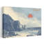 «Serene Coastal Red Sun», art dramatique paisible et paisible-129146838