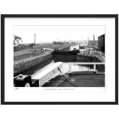 Ferrybridge, The Canal C1955 - Single Picture Frame Print
