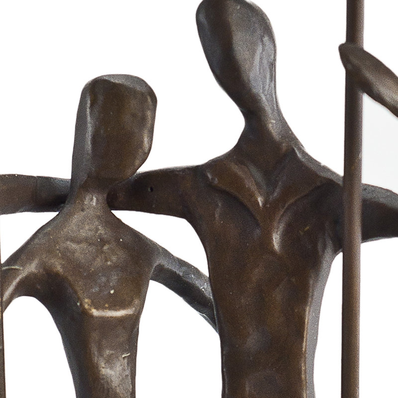 Alovinard Couple on a Swing Bronze Sculpture