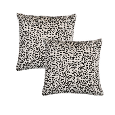 Animal Print Square Throw Pillow Cover