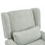 Fauteuil inclinable à oreilles avec structure en métal et design réglable, pivotant à 360°