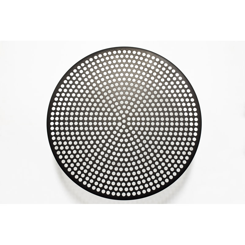 16" Round Perforated Anodized Aluminum Pizza Disk