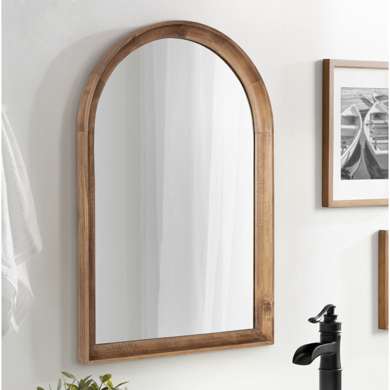 Miroir mural Branwell, Brun rustique, 30 po x 20 po