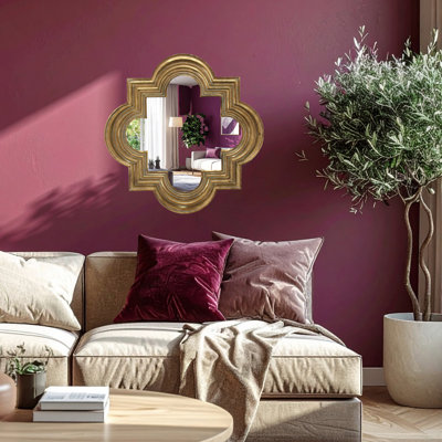 Ghiberti Quatrefoil Mirror, 27.25 Inches