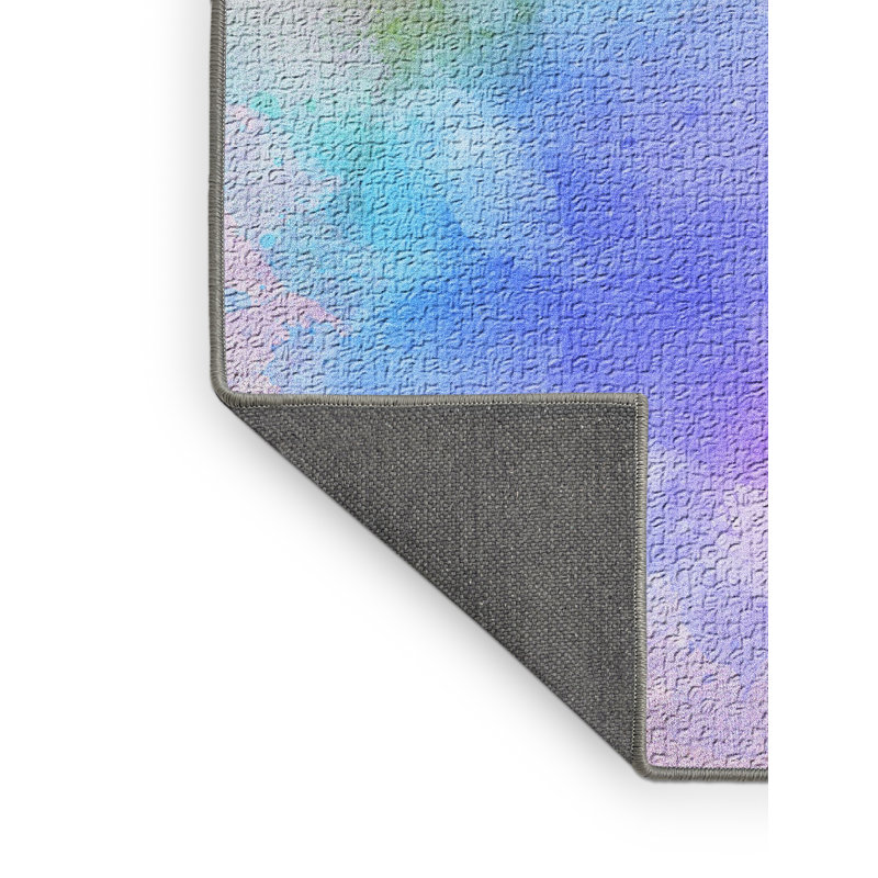 Abstract Indoor Rug, Rectangle 2' x 4'