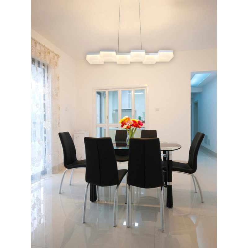Freddie 6 - Light White LED Kitchen Island Pendant