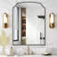 Miroir mural arqué en fer pour salle de bain et chambre à coucher-1011175140-1011175143