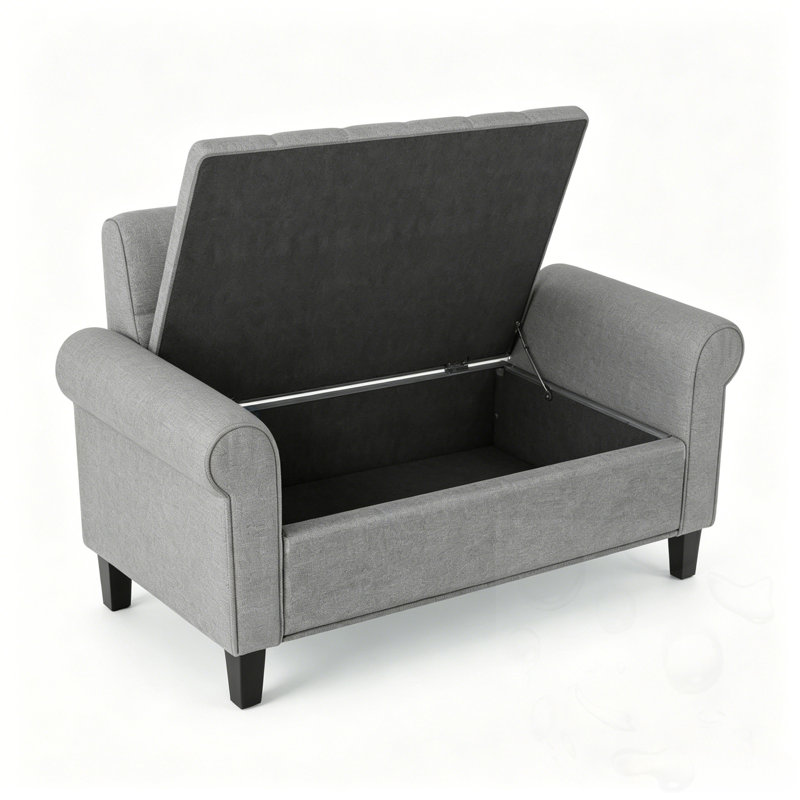 Tufted Storage Bench