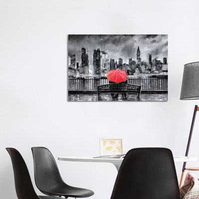 NY In Love - Wrapped Canvas Painting