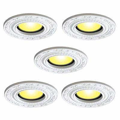 Spotlight Urethane Medallions 6" Decorative Recessed Trim