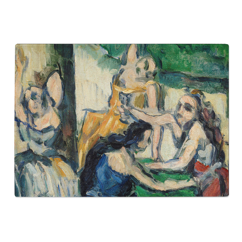 The Courtesans by Paul Cezanne Chopping Board, 20cm W x 28.5cm L