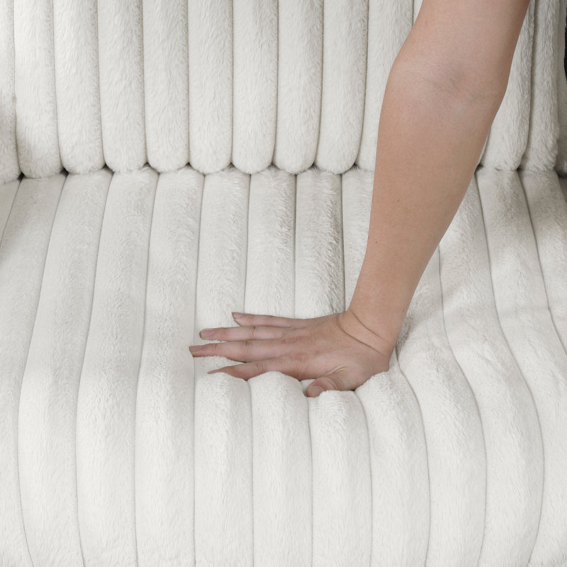 Méridienne surdimensionnée Mueller, Beige