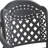 4Pcs Cast Aluminum Patio Seating Chairs - Black Frame With - Cushions For Outdoor Garden Comfortable Armrest-2145301930