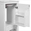 Meuble-lavabo moderne de 18 pouces avec lavabo en céramique, tiroirs à fermeture en douceur et organisateur de porte, tiroir de séparation et patins réglables en plastique - solution de rangement compacte pour les espaces étroits-525127592