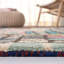 Mavis Abstract Wool Hand Tufted Area Rug-1253112795
