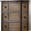 Commode au fini chêne vieilli