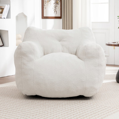Fauteuil à billes moderne confortable en mousse à mémoire de forme 37 po