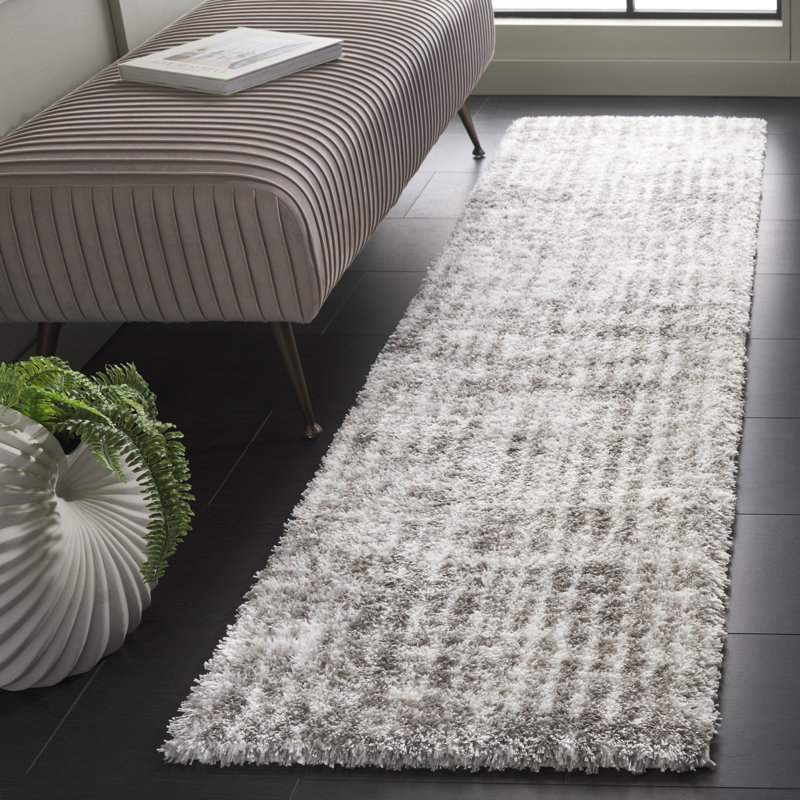 Tahoe Shag Rug, Tapis de couloir 2 po x 8 po