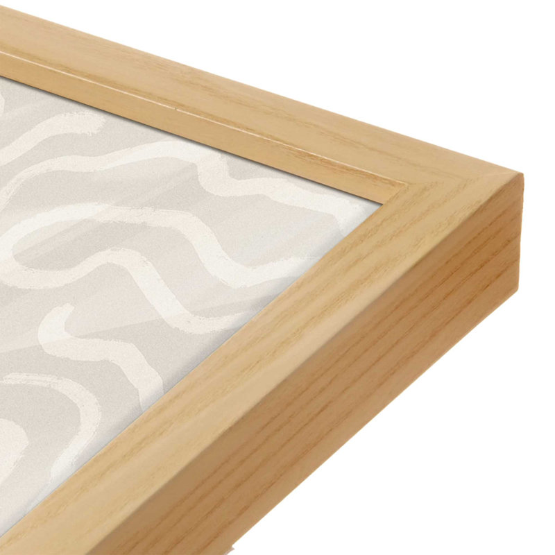 «Neutral Organic Maze» par Garima Dhawan, reproduction d'art sur toile, Tanné, H 32 po x l 24 po