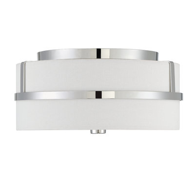Plafonnier encastré 13 po 2 lumières Pascaline