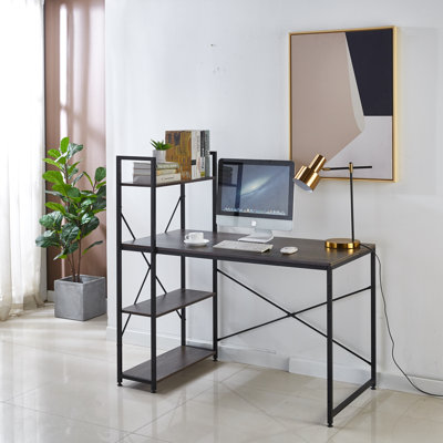 Metal Base Computer Desk